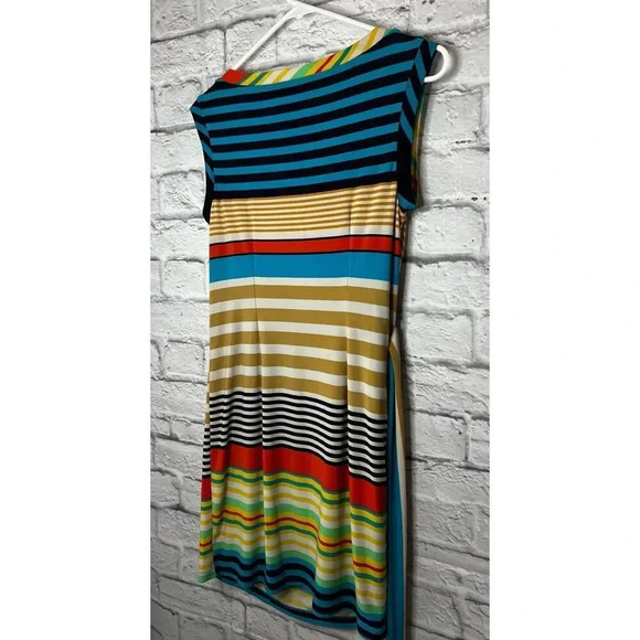 Guess Los Angeles Colorful striped Knee Length dress, size 2. - Picture 6 of 10
